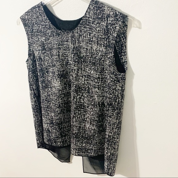 Banana Republic Factory Sleeveless Open Back Sleeveless Blouse Top Rounded Neck - Picture 2 of 8